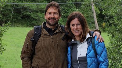 Ambasmestas - O Cebreiro con Edurne Pasaban