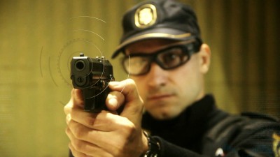 Policías en acción